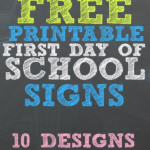 Free Printable First Day Of School Signs For All Grades