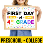 Free Printable First Day Of School Signs Happiness Is