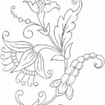 Free Printable Flower Coloring Pages For Kids Crewel