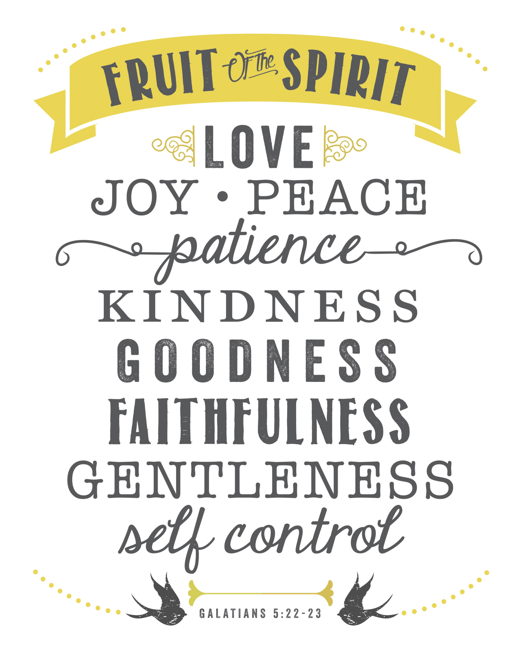 Free Printable Fruit Of The Spirit Sincerely Sara D 
