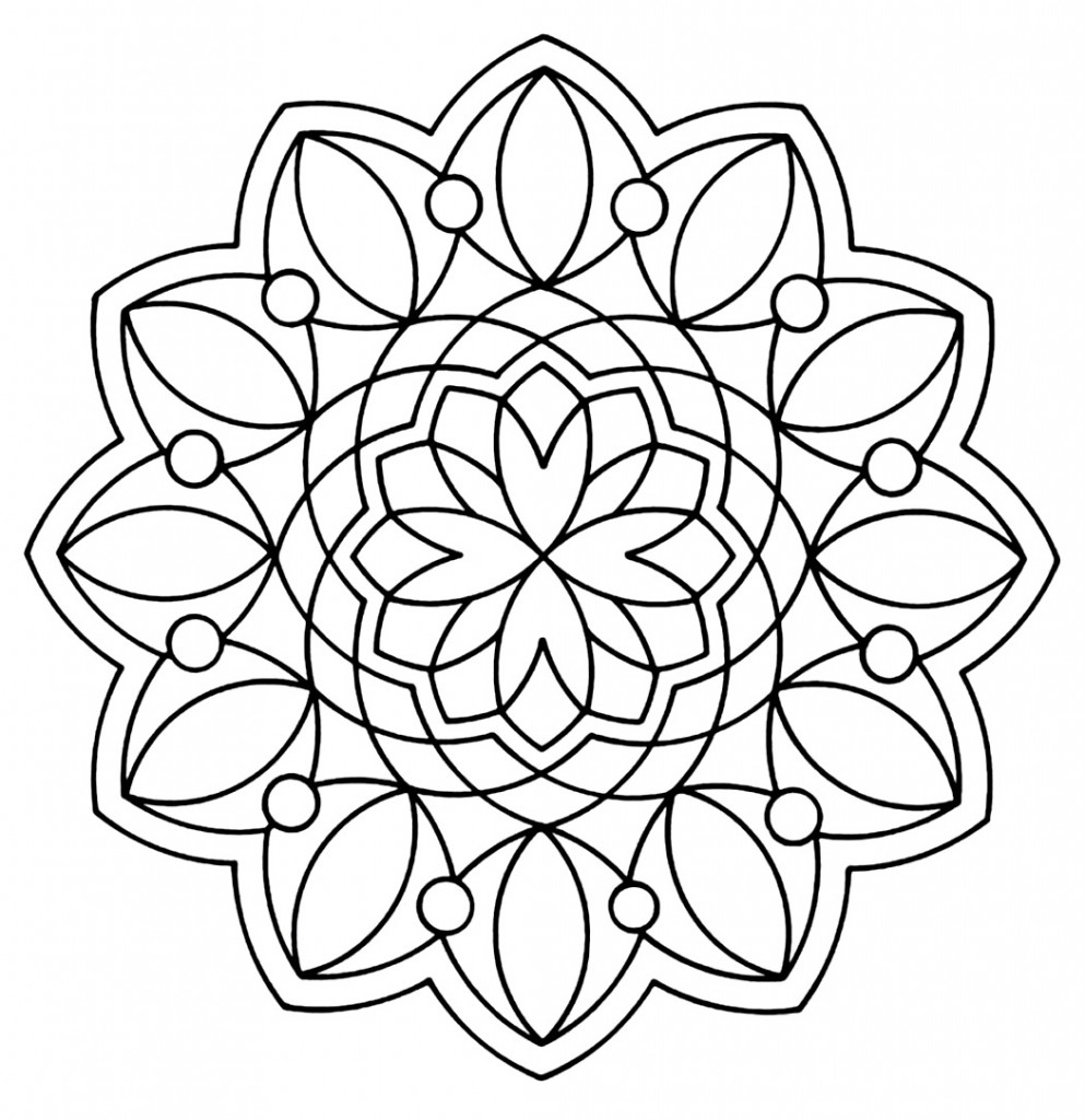 Free Printable Geometric Coloring Pages For Kids