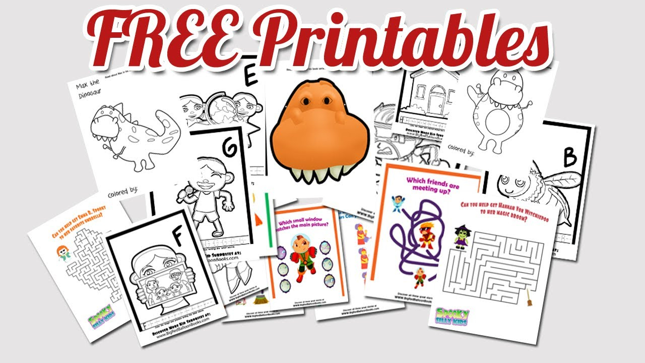 Free Printable Kids Activities Coloring Pages 