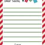 Free Printable Letter To Santa Templates And How To Get A