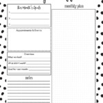 Free Printable Monthly Planner Our Handcrafted Life