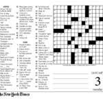 Free Printable New York Times Sunday Crossword Puzzles
