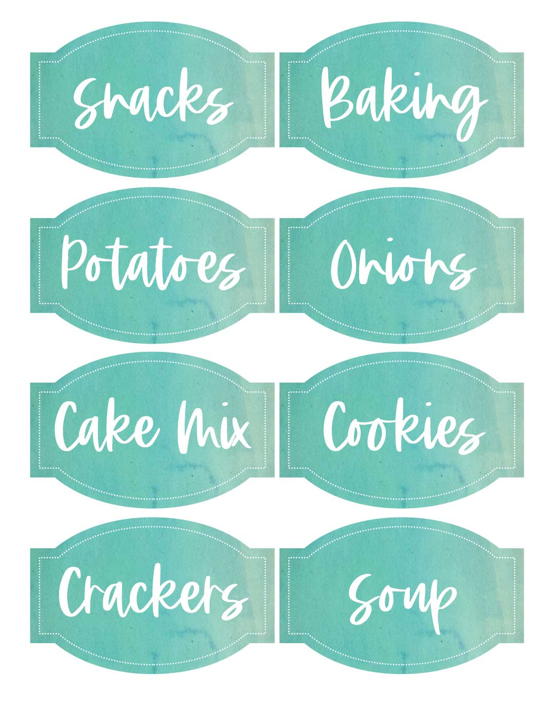 Free Printable Pantry Labels The DIY Mommy