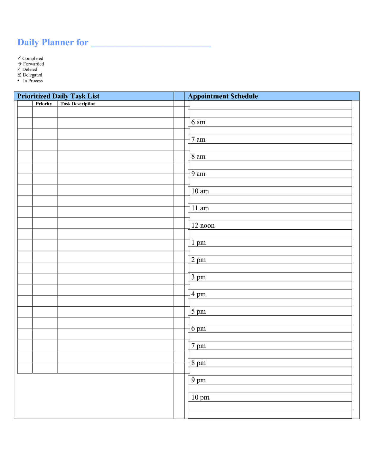 Free Printable Planner Pages Activity Shelter