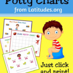 FREE Printable Potty Training Charts For Boys And Girls