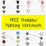 FREE Printable Pre K Matching Worksheets Planet Weidknecht