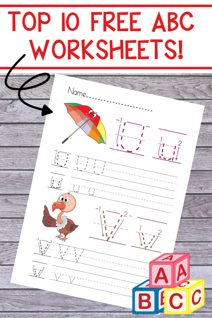 Free Printable Preschool Alphabet Worksheets The Relaxed