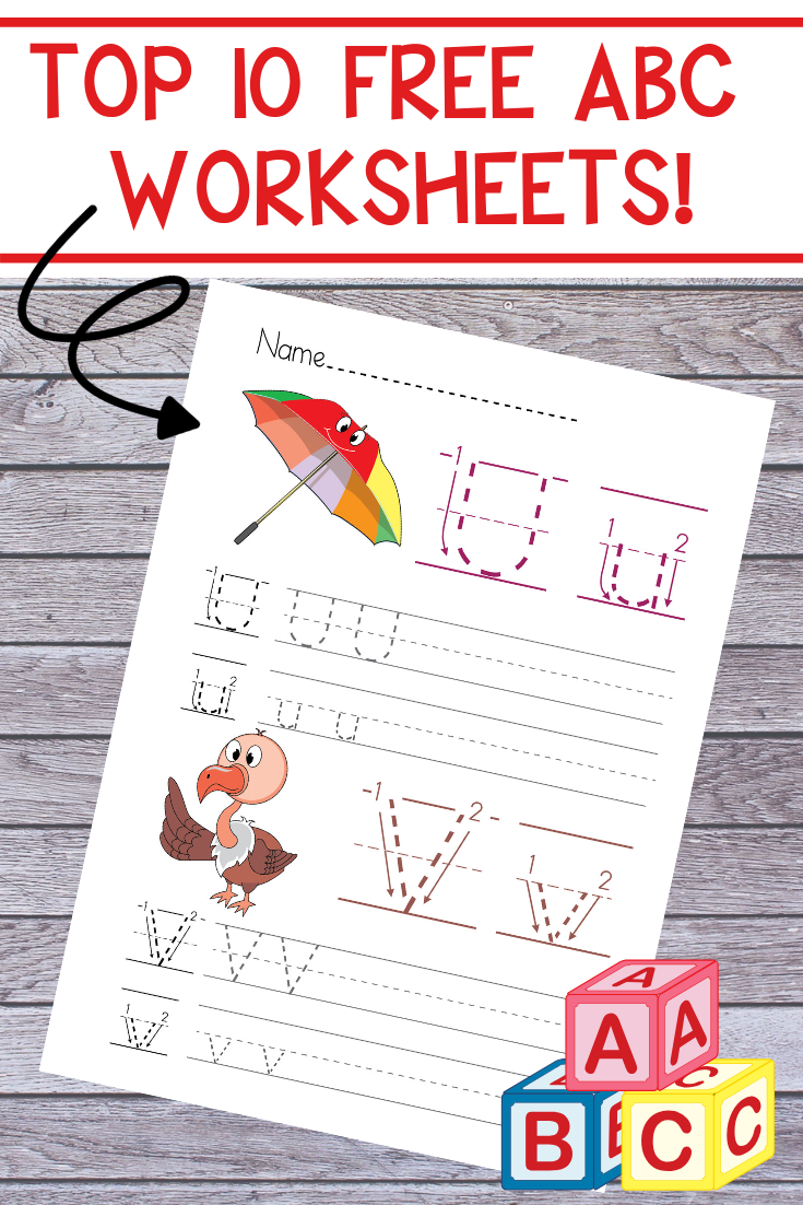 Free Printable Preschool Alphabet Worksheets The Relaxed 