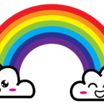 FREE Printable Rainbow Invitation Template Thank You