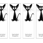 Free Printable Reading Bookmarks Black And White