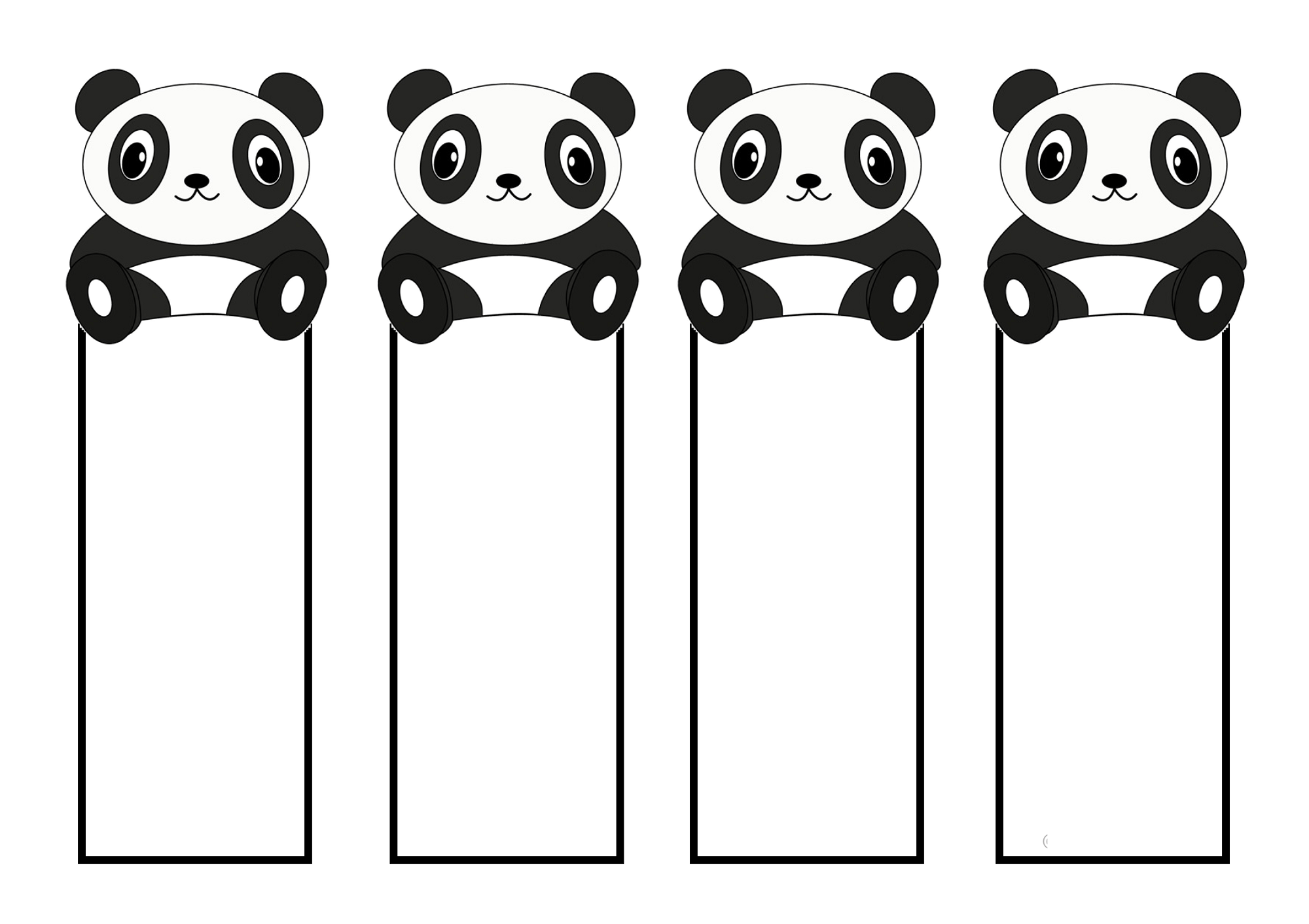 Free Printable Reading Bookmarks Black And White 