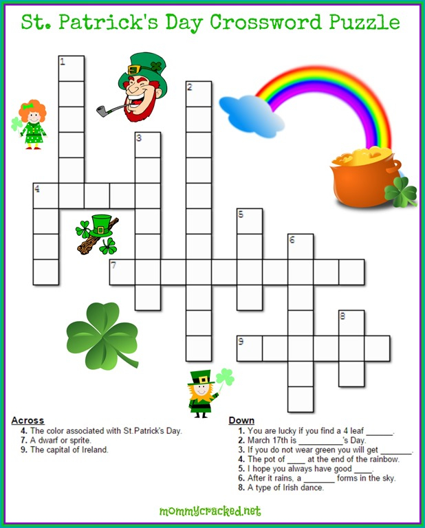 Free Printable St Patrick s Day Coloring Pages