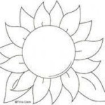 Free Printable Sunflower Stencils Sunflower Clip Art