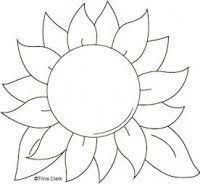 Free Printable Sunflower Stencils Sunflower Clip Art 