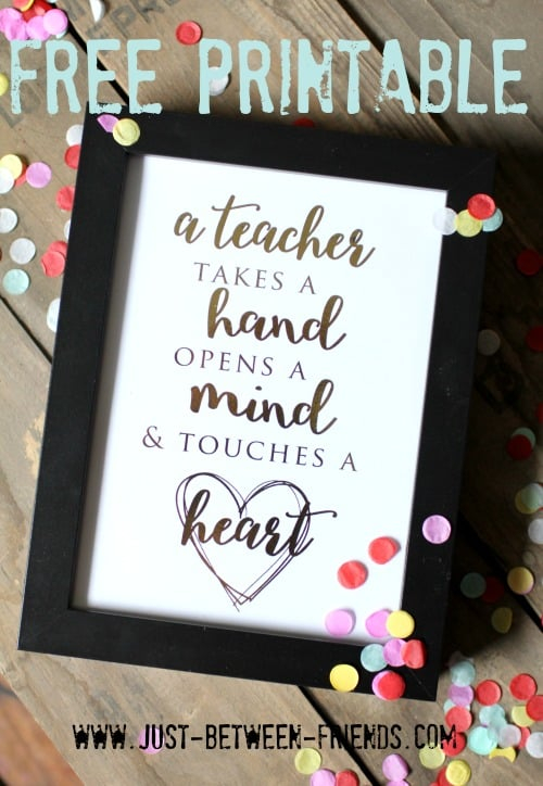 Free Printable Teacher Quote Skip To My Lou