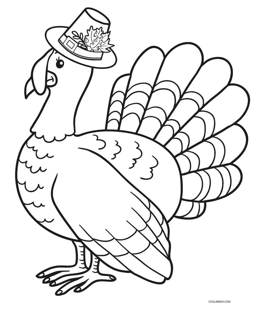 Free Printable Turkey Coloring Pages For Kids