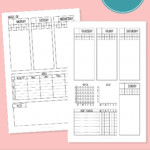 Free Printable Weekly Bullet Journal Overview With Sleep