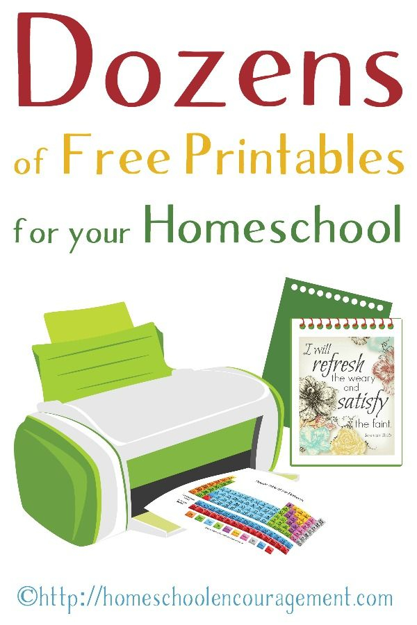 Free Printable Worksheets For Homeschool Learning 