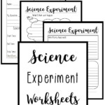 FREE Printable Worksheets For Science Experiments