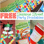 FREE Sesame Street Birthday Party Printables