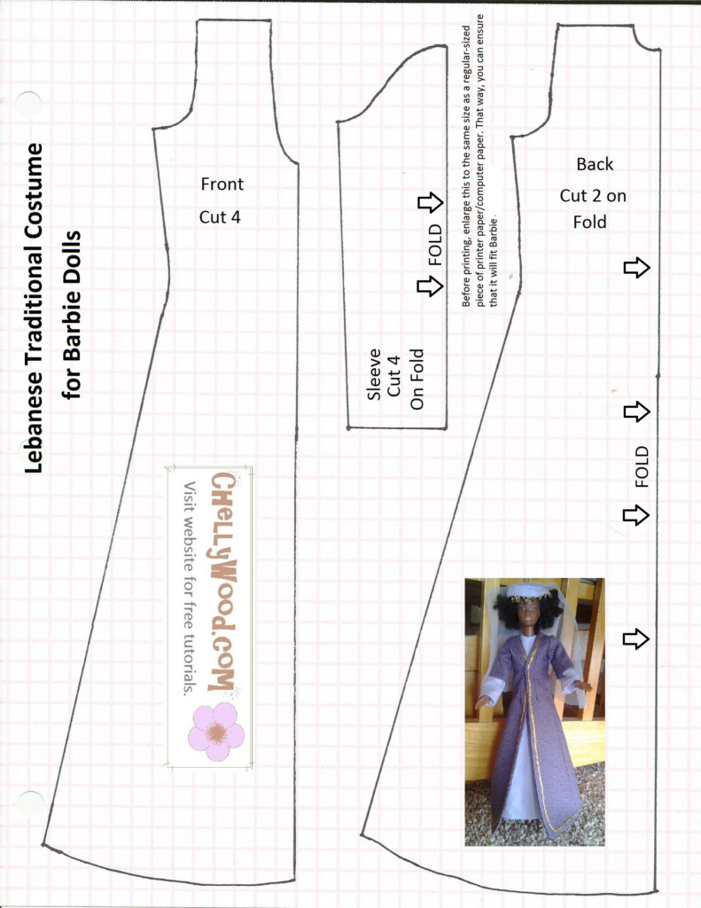 Free Sewing Pattern For Bible Characters Doll Clothes