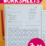 Free Sight Word Worksheets The Measured Mom