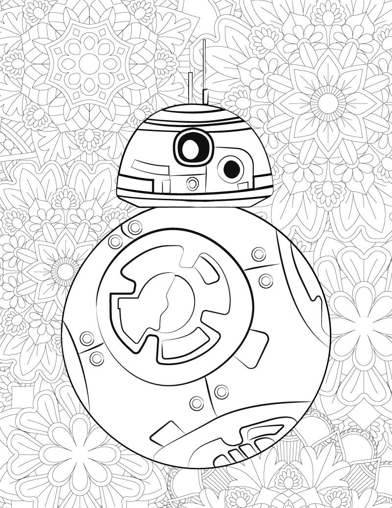 FREE Star Wars Printable Coloring Pages BB 8 C2 B5