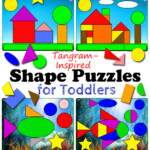 FREE Tangram Shape Puzzle Printable For Toddlers Free