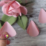 FREE Template How To Make Paper Rose YouTube