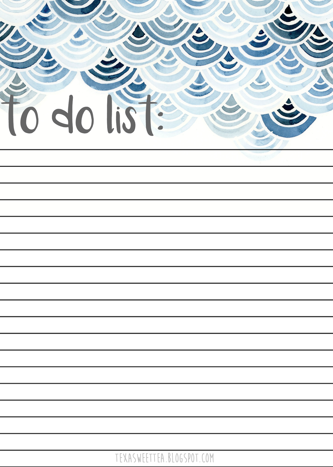 FREE To Do List Printable