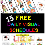 Free Visual Schedules Little Puddins Free Printables