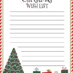 Free Wish List Printable For Easy Cyber Monday Shopping