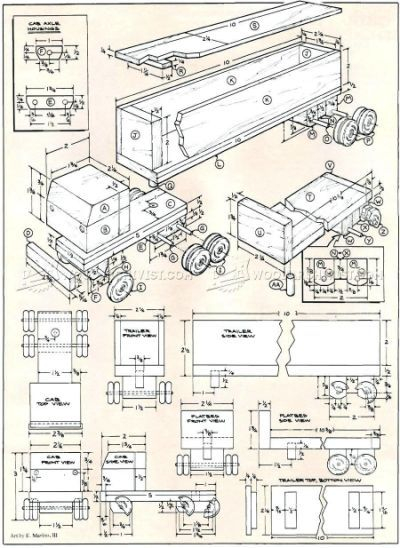 Free Wooden Toy Plans Printable Wooden Toy Trucks Diy 