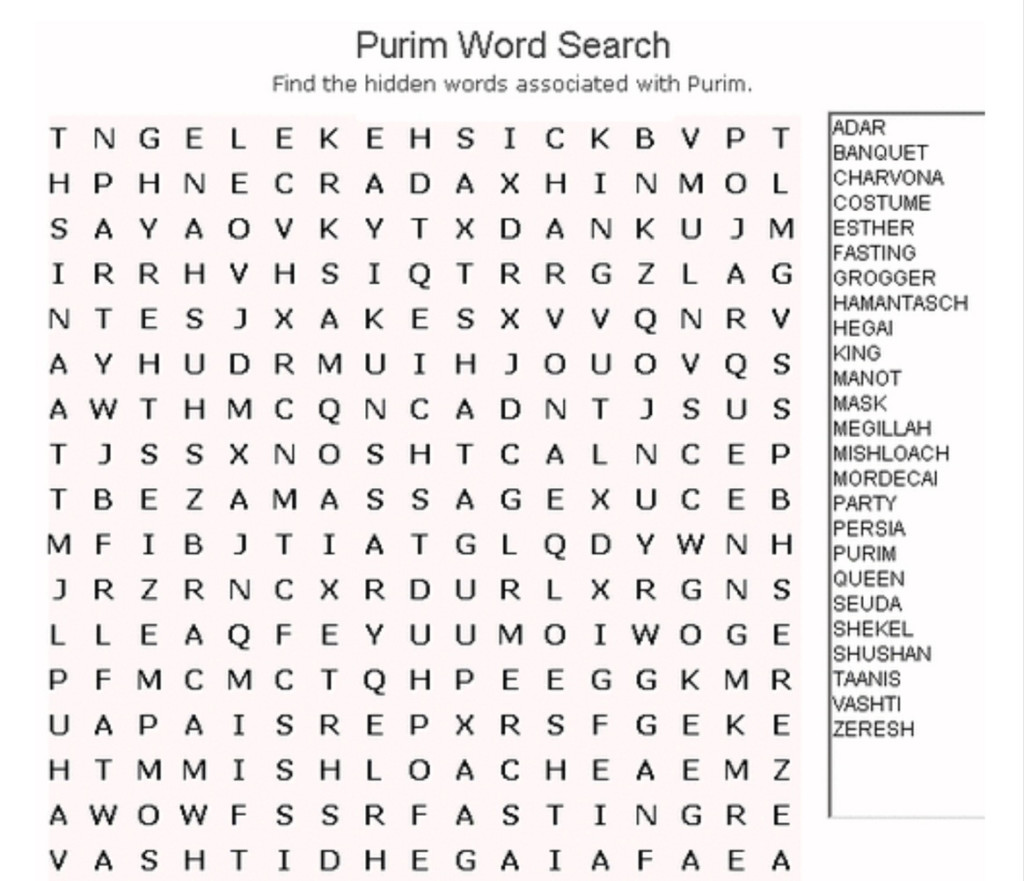 Free Word Search Puzzles For Kids 101 Printable