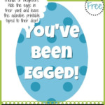 Free You Ve Been Egged Easter Printable