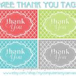 FREEBIE PRINTABLE THANK YOU TAGS My Computer Is My Canvas