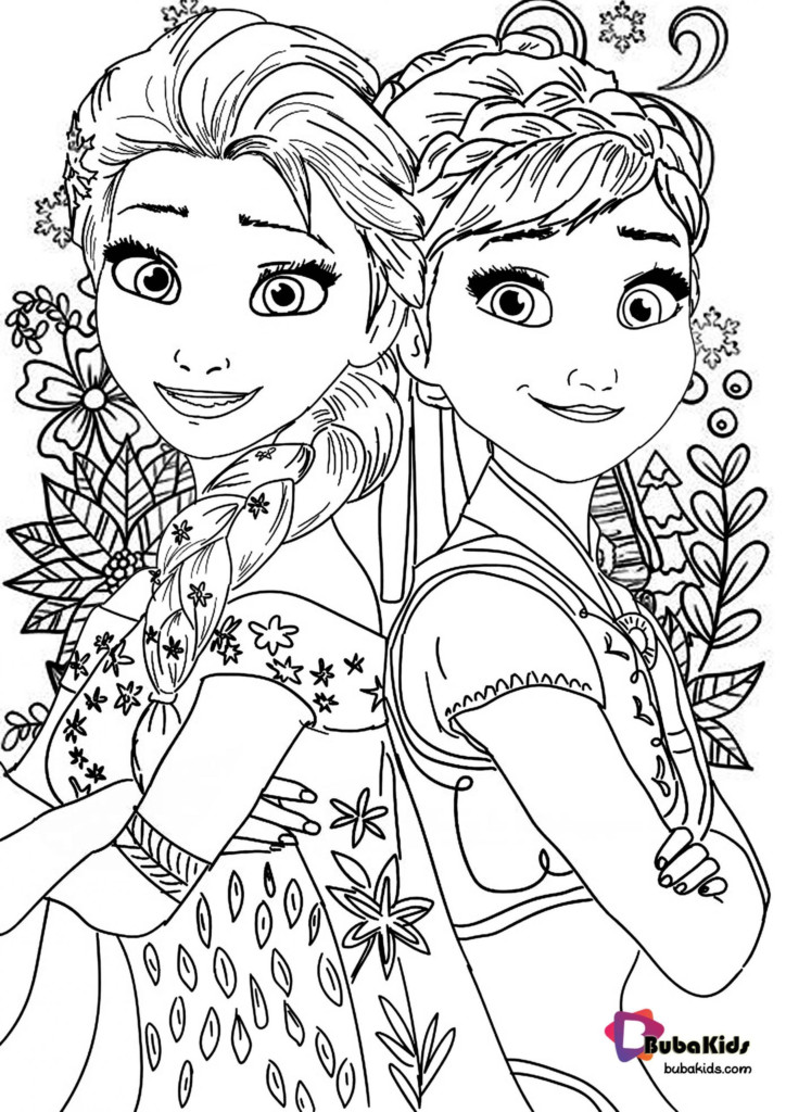 Frozen 2 Coloring Page For Kids Frozen Coloring Pages