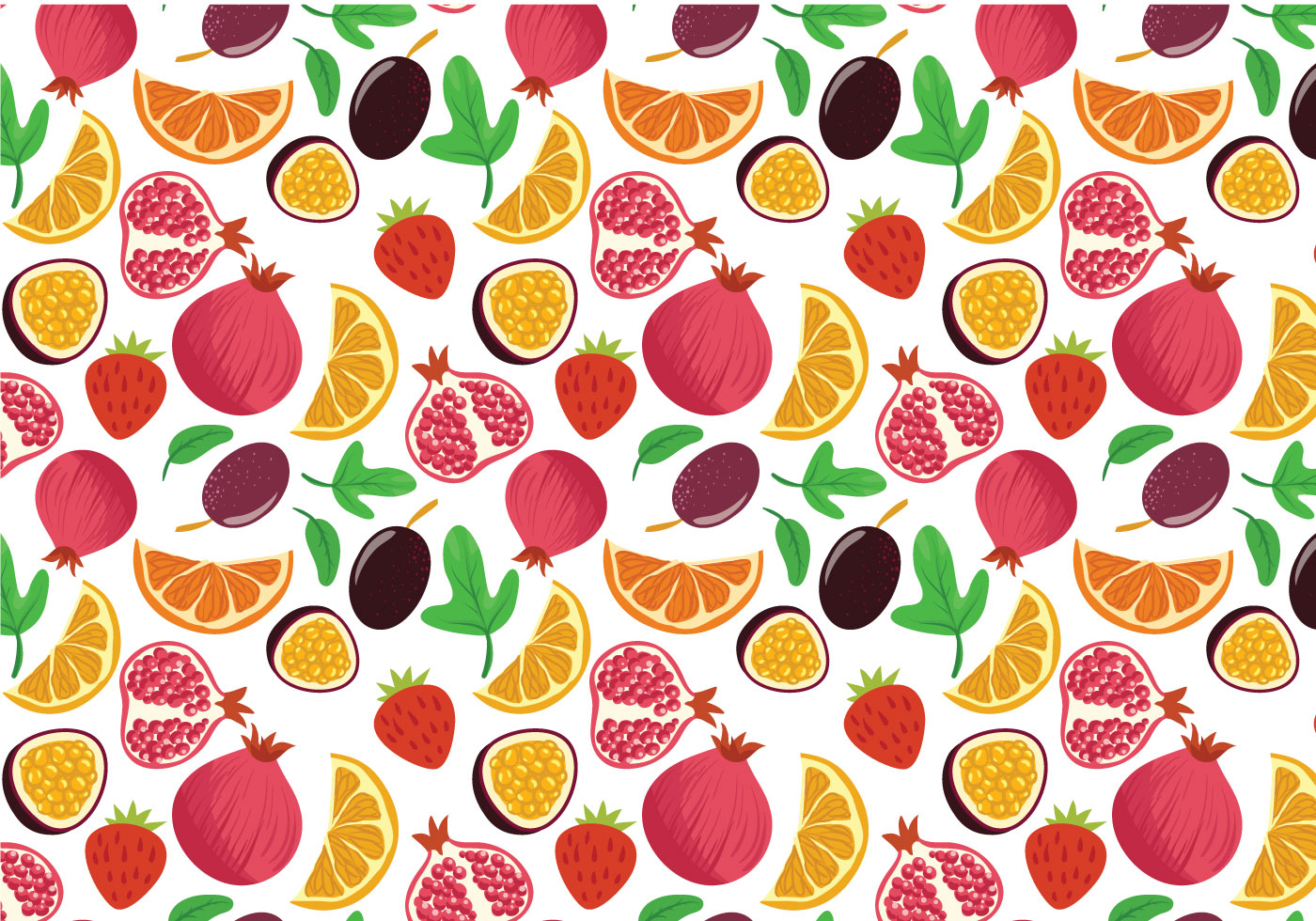 Fruit Pattern Vectors Download Free Vector Art Stock 