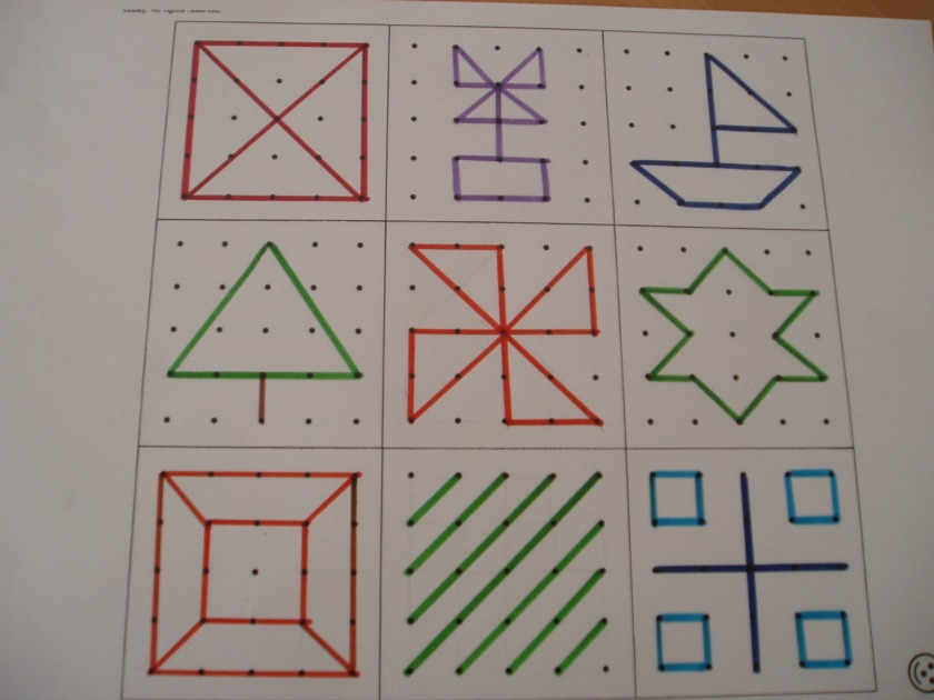 Geo Board Patterns Great Key Stage 1 Activity Ofamily 