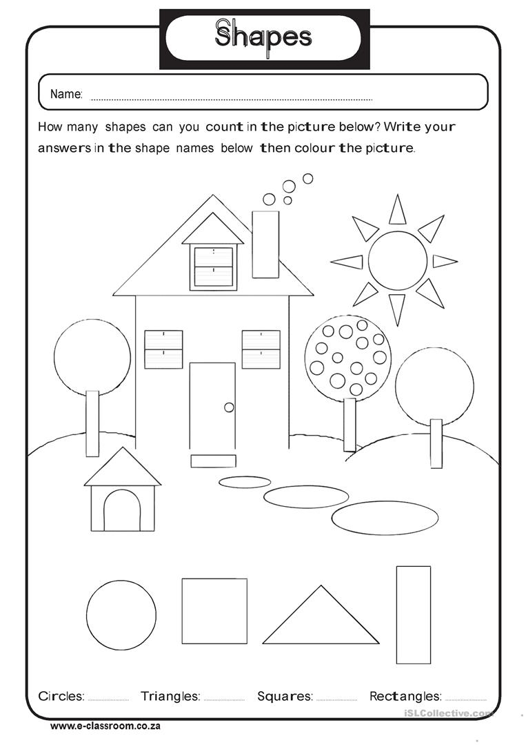 Geometry Shapes Worksheet Free ESL Printable Worksheets 