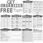 Get Organized Free Printables To Organize Your Home In