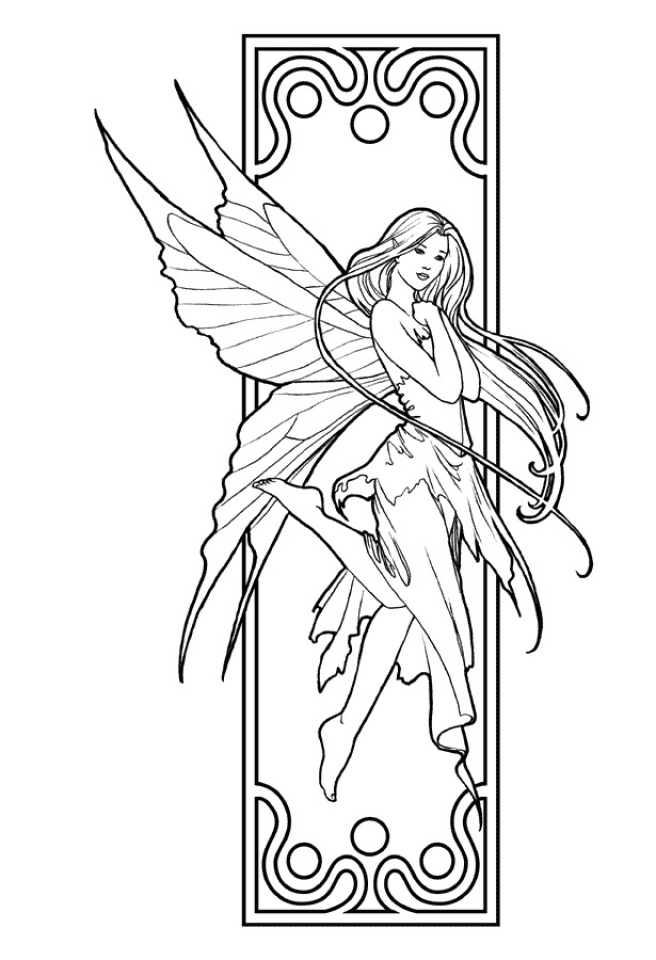 Get This Fairy Coloring Pages Free Printable 35751
