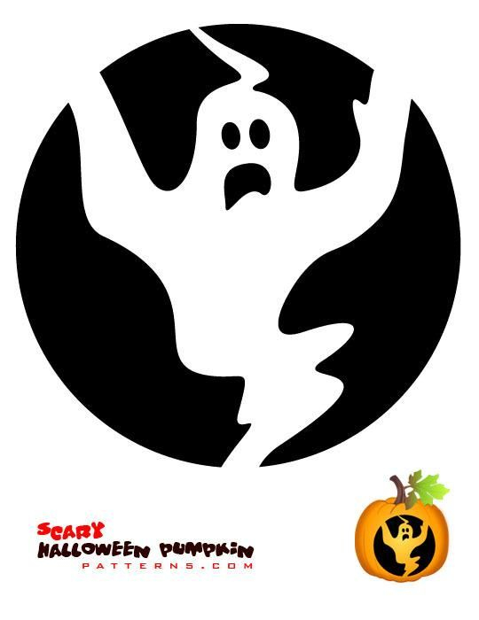 Ghost Printable Pumpkin Patterns