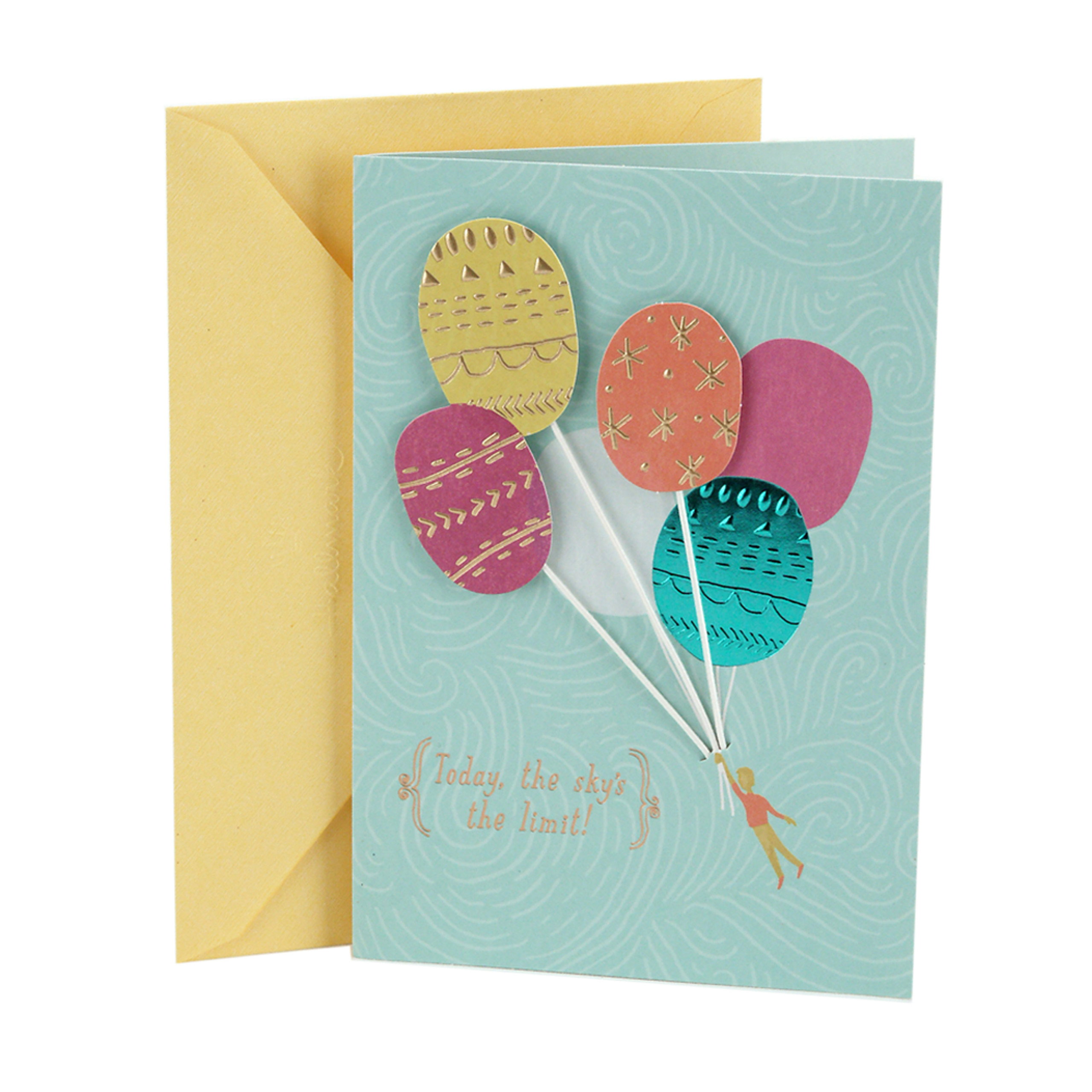 Hallmark Birthday Greeting Card Balloons Walmart 