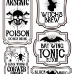 Halloween Bottle Labels Free Printables Potions Labels