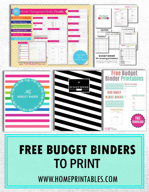Handpicked 10 Free Budget Binders To Print Home Printables