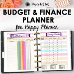 Happy Planner Budget Pages Finance Printables Happy Planner